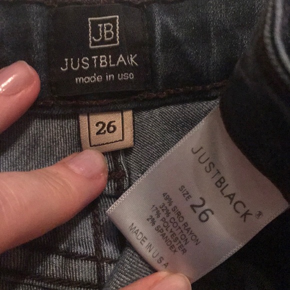 Just black Nordstrom’s jeans dark jegging 26 - Picture 8 of 8